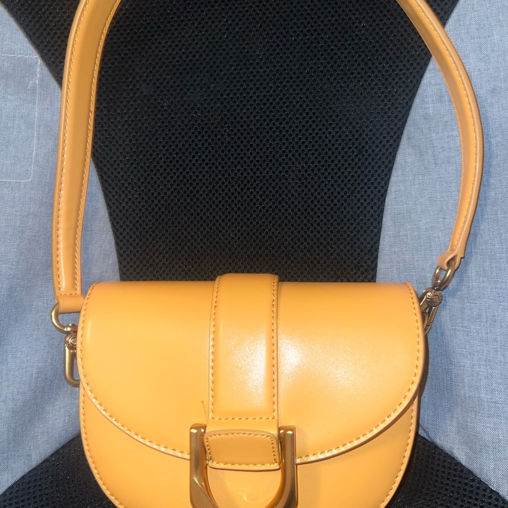 Charles and Keith Mustard Bag small